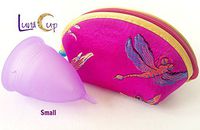 Luna Cup Menstrual, 1 Period Cup with 1 Carry Bag (S w/Zipper Case)