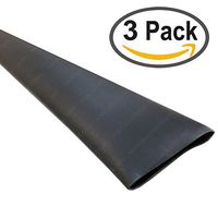 1.25" Polyolefin 3:1 Adhesive Lined Dual Wall Heat Shrink (31.8mm) Black, 4ft | 3 Sticks (12FT Total)