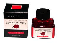 J. Herbin Fountain Pen Refill Rouge Caroubier Bottled Ink - H130-22