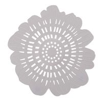 jinetor Bathroom Drain Hair Catcher Bath Stopper Plug Sink Strainer Filter Shower Covers White