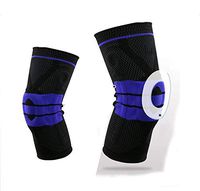 Sporthomer 2Pack Knee Brace Support Compression Sleeves, Professional Knee Pads for ACL, Running, Pain Relief, Injury Recovery, Basketball,Joint Pain Relief, Arthritis Injury Recovery, Sport, Black– L