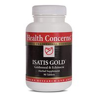Health Concerns - Isatis Gold - Goldenseal, Echinacea, Isatis Extract Chinese Herbal Supplement - Respiratory, Cold, and Flu Relief - with Isatis Leaf and Root Extract - 90 Count