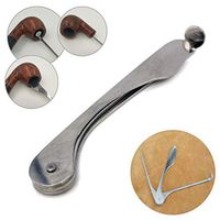 Ktdzone 3 in 1 Stainless Steel Multifunction Pipe Cleaner Smoking Pipe Reamer Tamper Tobacco Pipe Cleaning Tool