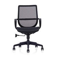ZLFLD Office Chair Waterproof Chair Back Comfort Chair Back Back Support Chair Back Chair Computer System Back Office Chair Office Chair (Color : Black)