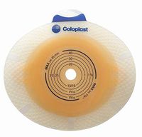 SenSura Click Ostomy Barrier Trim to Fit, Standard Wear Double Layer Adhesive Blue Code 3/8 to 2-1/4 Inch Stoma, 10031 - Pack of 5