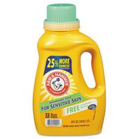 Arm & Hammer 3320000103 HE Compatible Liquid Detergent Unscented 50oz Bottle 8/Carton