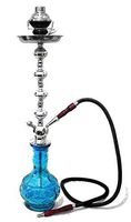 1 hose 28" Blue 1 hose shisha nargila bar narguile nargile glass water Vase pipe