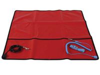 Velleman AS9 Anti-Static Field Service Kit (Red) - Portable anti-static work surface - 24"x24"