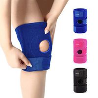 Knee Brace for Man Women, Knee Support Protector for Running, Hiking, Weightlifting, Workout, Joint Pain Relief, Meniscus Tear, Arthritis, Tendinitis with Easy Stick Strap