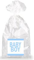 Baby Boy Party Favor Bags with Ties - 12pack