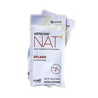 Pruvit Keto//OS NAT Caffeine Free, BHB Salts Ketogenic Supplement - Beta Hydroxybutyrates Exogenous Ketones for Fat Loss, Workout Energy Boost Through Fast Ketosis. 20 Sachets (Splash)