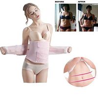 TSSPLUS 2 pcs/Set Maternity Postpartum Belt Post partum Tummy Bandage Postnatal Support Girdle high Waist Shaping Belly Band momshaper (Pink) (Pink, XL)