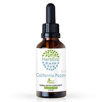 California Poppy B60 Alcohol-Free Herbal Extract Tincture, Organic California Poppy (Eschscholzia Californica) Dried Root (2 fl oz)