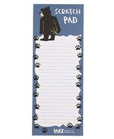 Scratch Pad Magnetic Animal Print Notepad by LazyOne | 50 Easy Tear Off Sheets Of Paper (ONE SIZE)