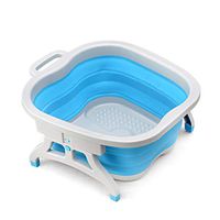 Foot Massagers Pedicure Bucket Foot Bath Barrel Massage Buckets Blue Plastic Foot Bath Barrel Foot Massage Basin Folding Foot Bath Household Foot Bath Products The Best Gift For Family And Friends Foo