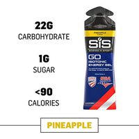 Science in Sport Isotonic Energy Gel, 30 Endurance Sport Gels, 22g of carbohydrates, Pineapple - 30 Pack