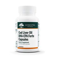 Genestra Brands - Cod Liver Oil DHA-EPA Forte Capsules - Blend of DHA, EPA, and Vitamins A and D - 60 Capsules