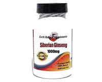 Siberian Ginseng 1000mg * 100 Caps 100% Natural - by EarhNaturalSupplements