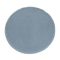 Kanzd Soft Bath Bedroom Floor Shower Round Mat Rug Non-Slip (Gray)