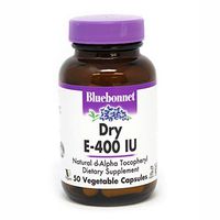 BlueBonnet Dry E-400 IU Vegetable Capsules, 50 Count