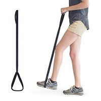 RMS 42 Inch Long Leg Lifter - Durable & Rigid Hand Strap & Foot Loop - Ideal Mobility Tool for Wheelchair, Hip & Knee Replacement Surgery (42 Inch Long)