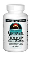 SOURCE NATURALS Glucosamine Chondroitin Complex with Msm Tablet, 240 Count