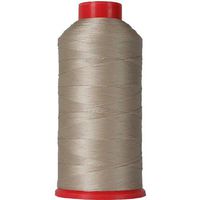 Threadart Heavy Duty Bonded Nylon Thread - 1650 yards (1500m) - Coated No Unravel - #69 T70 Size 210D/3 - For Upholstery, Leather, Vinyl, Weaving Hair, Denim, and Other Heavy Fabric - 26 Colors Available - Beige