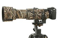 ROLANPRO Grass Camouflage Nylon Waterproof Lens Coat Rain Cover for Sigma 60-600mm f4.5-6.3 DG OS HSM Sports Lens Protective Case Guns Clothing