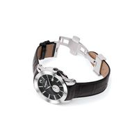 Montegrappa Lifestyle Collection Silver with Black Face Watch - IDNUWAIB