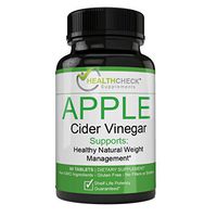 Apple Cider Vinegar Tablets Healthy Weight Management, Weight Loss, Extra Strength Fat Burning, Pure Detox Cleanse & Digestion, High Potency! Fast Acting! Apple Cider Vinegar Pills