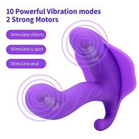 Invisible Wearable Wireless Remote Control Vibration Massage Toy-Silent 10 Frequency Mode Waterproof Massager-Satisfy Yourself and Partner, Safe and Comfortable