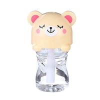 Moolecole Cartoon USB Humidifier 95ml Humidifier with LED Night Light Aroma Diffuser/Aromatherapy Essential Oil Diffuser Cool Mist Humidifier Beuge Bear