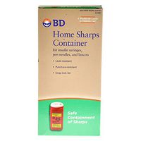 BD Home Sharps Container 1 Each (Pack of 9)