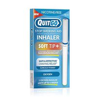 Quit Smoking Aid Oxygen Inhaler + Soft Tip Chewable Filter to Help Curb Cravings, Nicotine Free Non-Addictive Stop Smoking Support & Oral Fixation Relief (1 Pack, Oxygen Inhaler)