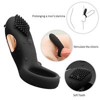Multispeed Silicone P-ëň-Ïš Řinĝ Exercise Stịmṵlạtọr Powerful Massag-er Vibràntor Adullt Sexx Toys for Men