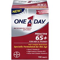 One A Day Proactive 65 Plus Multivitamins, 150 Count - Pack of 4