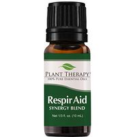 Plant Therapy Respir Aid Essential Oil | Sinus, Airway and Congestion Clearing Synergy Blend | 100% Pure, Undiluted, Natural Aromatherapy, Therapeutic Grade | 10 milliliter (1/3 ounce)