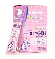 Collagen Peptides Powder Stick Pack Supplement, Premium Grass-Fed Hydrolyzed Collagen Protein with Vitamin C , Non GMO, Dairy Free, Gluten Free Unflavored – 15 Packs