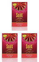 Dpnamron Watermelon Flavor SOEX Hookah Shisha Authentic Herbal Molasses 3 Packs x 50g - Total 150gr