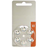 Power Special Made in Germany Zinc Air Hearing Aid Batteries Size 312, P312, S312 (30 Cells)