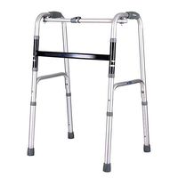 Yadianna Cozy Old and Disabled People Foldable Dual-Purpose Walker Four-Legged Cane Thick Aluminum Walker Non-Slip Walking Stick with Hospital