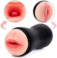 Lifelike Soft Silicone Mastubratìon Cup Dolls Men's Adult Toys Artificial 3D Realistic Toys for Men Male with 2 Entries Underwear,T-Shirt