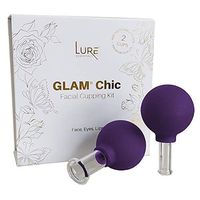 Face Cupping Therapy Sets - Glass Facial Suction Massage Cups for Facelift, Wrinkles and Anti Cellulite Body Cup Lymphatic Fascia Massager (002P)