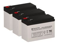 PCM Powercom Vanguard VGD-1000 UPS Replacement Batteries - Set of 3