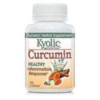 Kyolic Aged Garlic Extract Curcumin Healthy Inflammation Response Supplement, 50 Capsules
