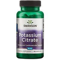 Swanson Potassium Citrate 99 Milligrams 120 Capsules