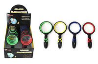 Diamond Visions Max Force 11-0843 3X Rubber Coated Handheld Magnifier in Assorted Colors (1 Handheld Magnifier)