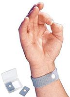 Nausea Relief Acupressure Wrist Bands - (Set of 2 Wristbands) Natural Nausea Treatment - To Relieve Nausea Symptoms Caused By Pregnancy, Morning Sickness, Sea, Travel, Car Sickness And More Size Small