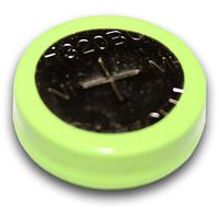 Exell 1.2V 320mAh NiMH Coin Button Rechargeable Battery Flat Top Cell USA Ship