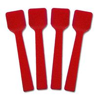 Solid Color Mini Plastic Gelato Spoons - 3,000 / Case (Red)